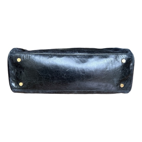 HOBO The Original Purse Shoulder Bag; Soft Black Leather Multiple Inside Pockets - Picture 7 of 11